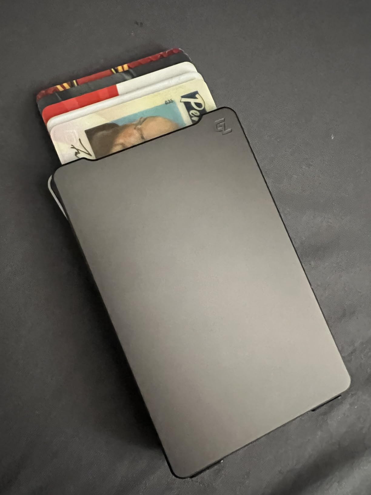 Groove Life Groove Wallet for Men, RFID Wallet with Money Clip, Gun Metal customer photo 2