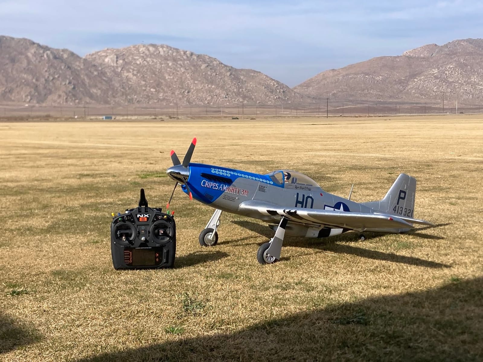 E-flite P-51D Mustang 1.2m BNF Basic with AS3X and Safe Select 'Cripes A'Mighty 3rd' EFL089500 customer photo 1