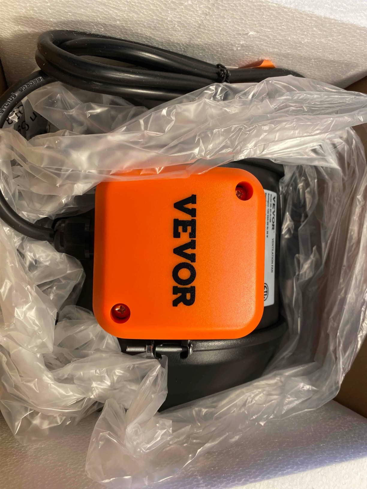 VEVOR Inline Duct Fan, 8-Inch 807 CFM with Temperature Humidity Controller, Quiet EC-Motor Ventilation Exhaust Fan for Cooling Booster, Grow Tents, Hydroponics customer photo 2