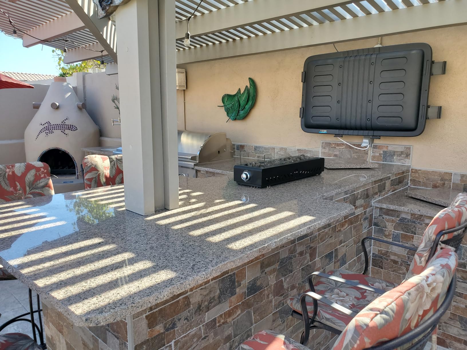 The TV Shield E-Series 36-43 Inch Outdoor TV Enclosure, Weatherproof Cover | 2-Year Warranty | All-Season | Impact Resistant | TV Cabinet customer photo 2