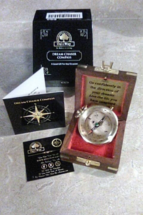 The Dream Chaser Compass - Go Confidently - 2026 Unique Graduation Gifts for Him, College, High School, Cool Birthday Gift Idea for Son, Boys, Motivational Greeting Card Included customer photo 1
