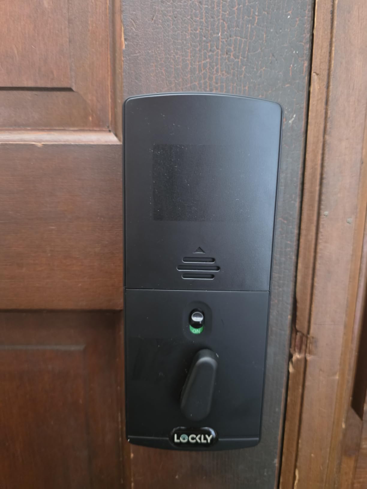 Lockly Secure Plus Smart Deadbolt Lock with 3D Biometric Fingerprint, Keyless Entry Door Lock with PIN Genie Keypad, Auto Lock, Voice Control, Easy Installation, Matte Black customer photo 1