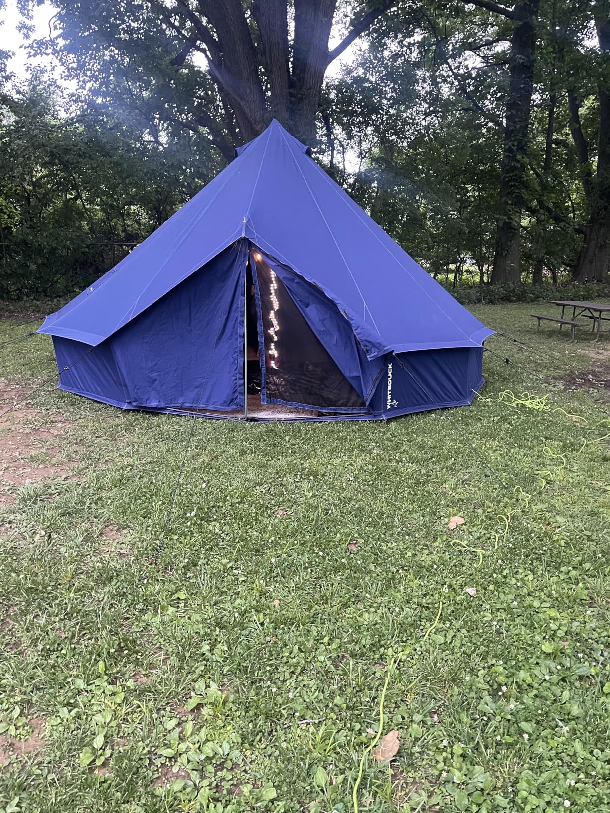 WHITEDUCK Regatta Canvas Bell Tent - w/StoveJack, Waterproof, 4 Season Luxury Camping and Glamping Yurt Tent Outdoor customer photo 2