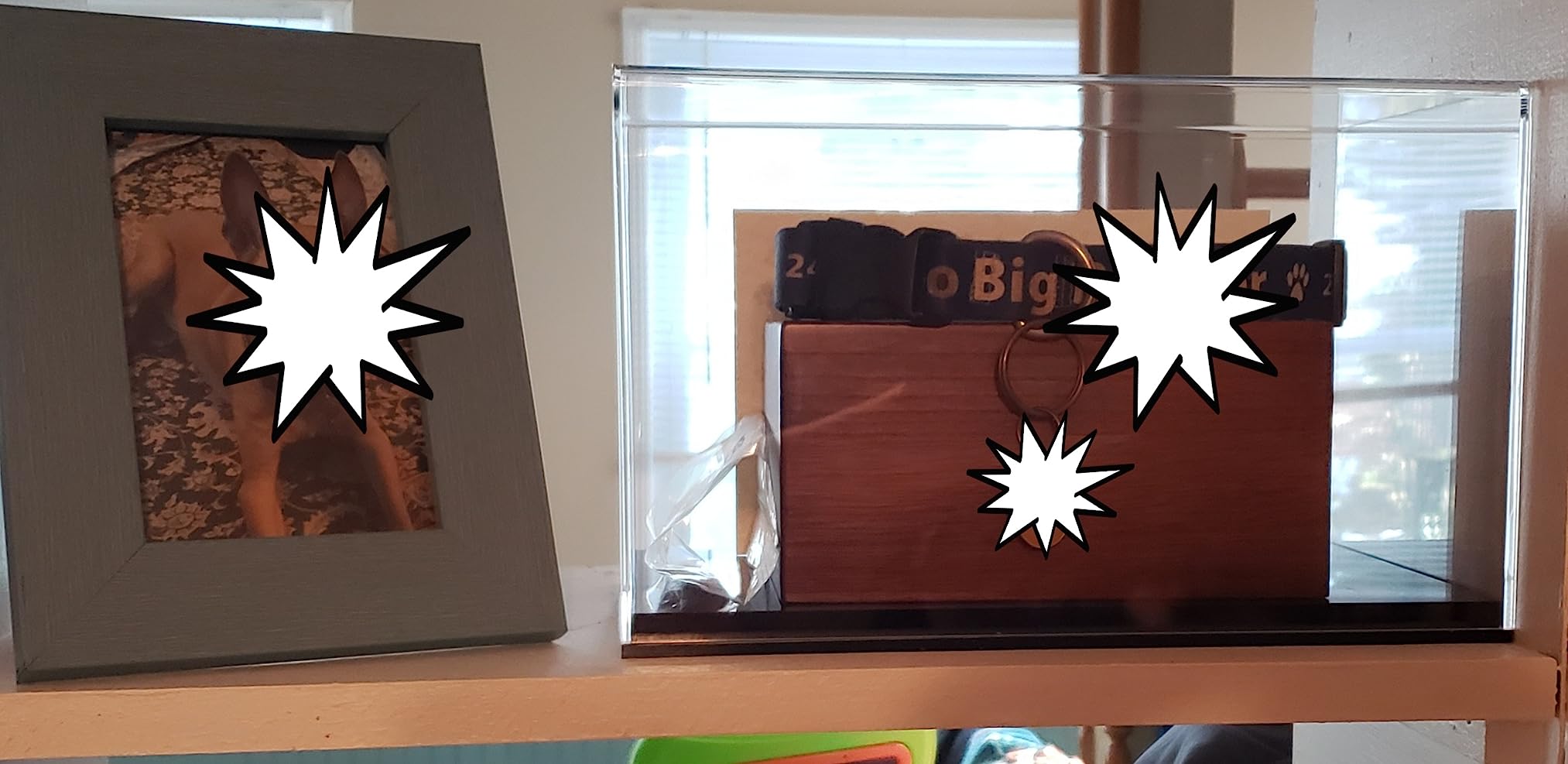 KKU Football Display Case, Acrylic Football Case Display Case Autographed Football Holder, No Assembly Required Football Display Box with Removable Built-in Football Display Stand customer photo 1
