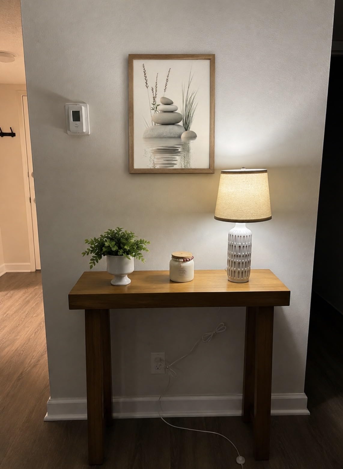 Plank+Beam Classic Console Table, 36 Inch, Pecan | Non-Toxic Finishes, Versatile Design, Elegant Details, Easy Assembly, Quick Setup, Solid Wood customer photo 1