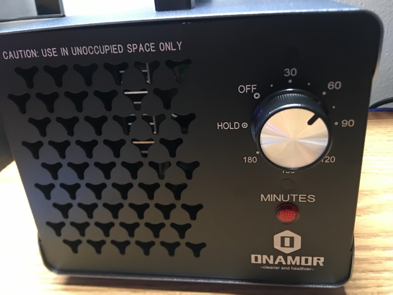ONAMOR Ozone Generator 83,000mg - Ozone Machine for Home, Smoke, Car, and Pet Room. (Suitable for Area of 6,000 Square Feet) - Gray customer photo 2