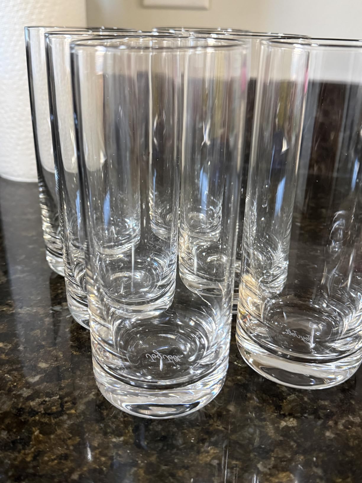 JoyJolt Faye Crystal Whiskey Glasses, Lowball Glasses Set of 6, 10oz Short Glass Tumbler, Double Old Fashioned Rocks Glass for Scotch or Bourbon, Dishwasher Safe Glassware customer photo 2
