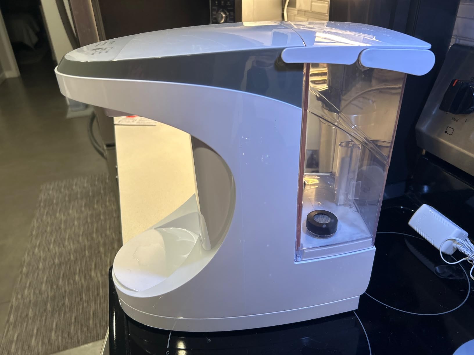 AquaTru Glass Carafe Alkaline Countertop Reverse Osmosis Water Purifier | 4 Stage RO System | Removes 84 Contaminants Including PFOA & PFOS (PFAS), Lead and Microplastics | Adds Alkaline Minerals customer photo 2