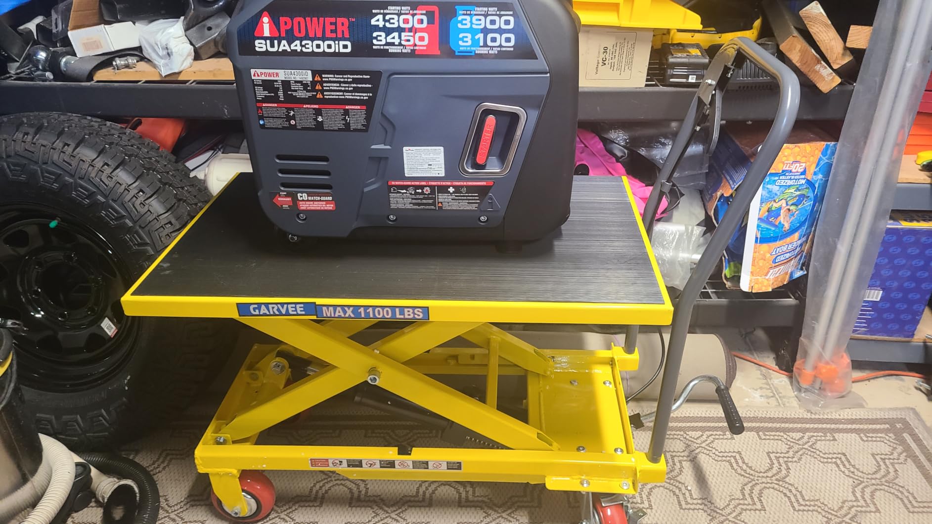 A-iPower 7600W Gas Propane Inverter Generator, Electric Start RV Ready | Dual Fuel, Quiet Operation With Telescopic Handle For Backup Home Use, Tailgating & Camping, EPA & CARB Compliant, CO Sensor customer photo 1