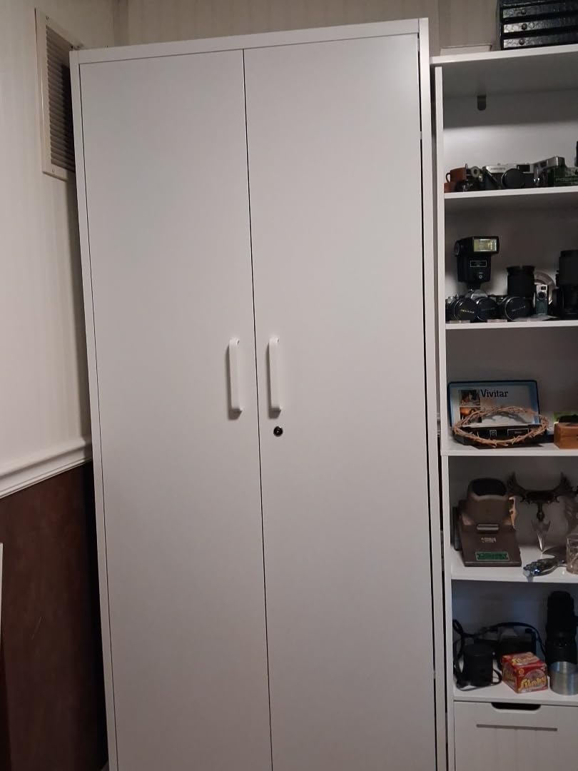 Yizosh Metal Storage Cabinet with Lock - 72