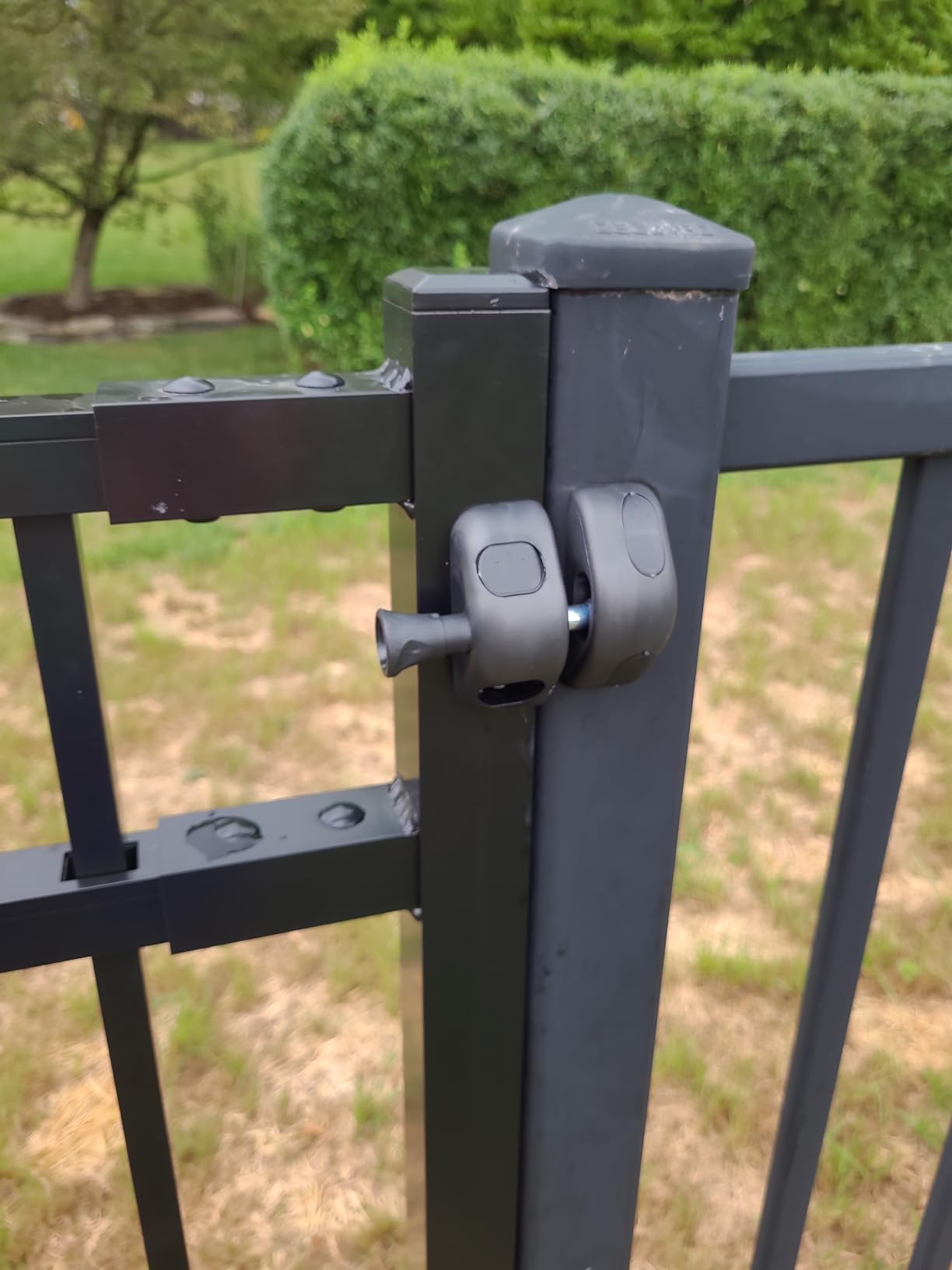 Weatherables Livingston Aluminum Gate Kit - DIY Kit for Backyard and Garden Fencing, Powder-Coated Aluminum (4' Wide Gate Kit) customer photo 1