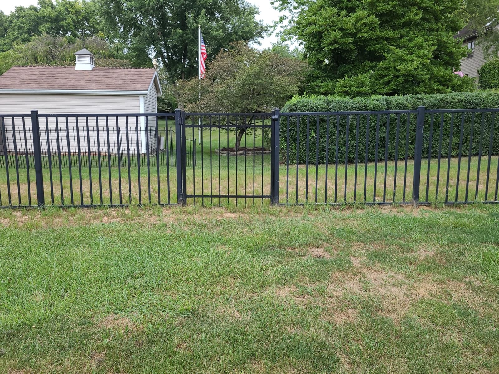 Weatherables Livingston Aluminum Gate Kit - DIY Kit for Backyard and Garden Fencing, Powder-Coated Aluminum (4' Wide Gate Kit) customer photo 2
