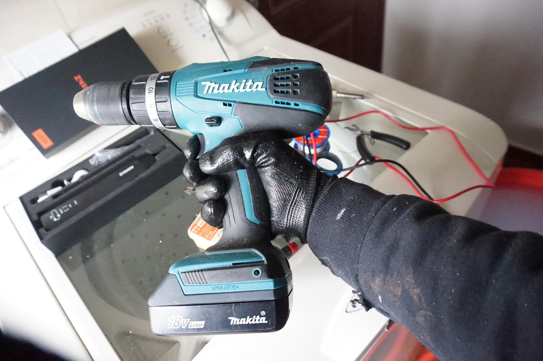 Battery Spot Welder, AWithZ Handheld Spot Welder 11 Gear Adjustable, Automatic and Manual Modes Battery Welder for 18650 Battery, Welding Nickel Sheets, Iron customer photo 1