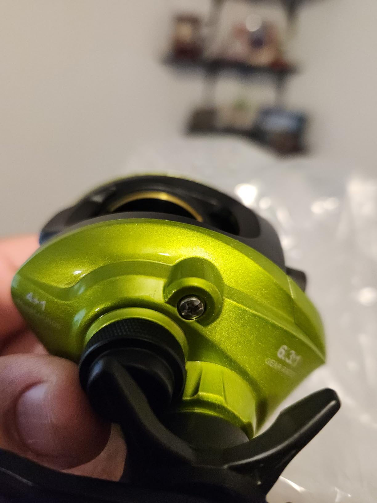 Sougayilang Baitcaster Combo, IM7 Graphite 2Pc Blank Rods, M/MH Power, EVA Handle & Stainless Steel Guides, 7.1:1 Gear Ratio, 18LB Drag for Bass, Walleye, Pike customer photo 2