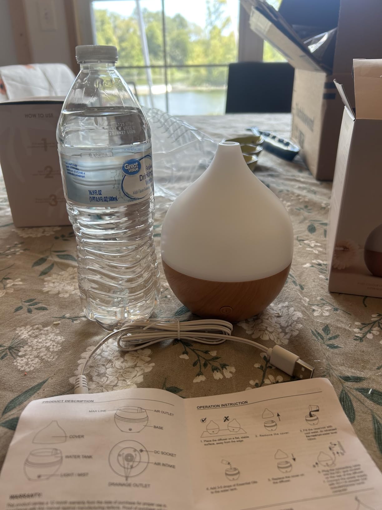 SALKING Essential Oil Diffuser 2 Pack, 100ml Aromatherapy Diffuser for Home | Cool Mist Humidifier with Auto Shut-Off, Ultrasonic Diffusers for Essential Oils, Warm White Lights, Quiet, Bedroom, Office customer photo 2