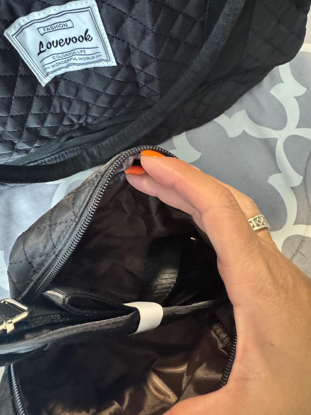 Travel Duffle Bag, Weekender Bags for Women with Shoe Compartment, Carry on Overnight Bag with Toiletry Bag, Gym Duffel Bag with Wet Pocket customer photo 2