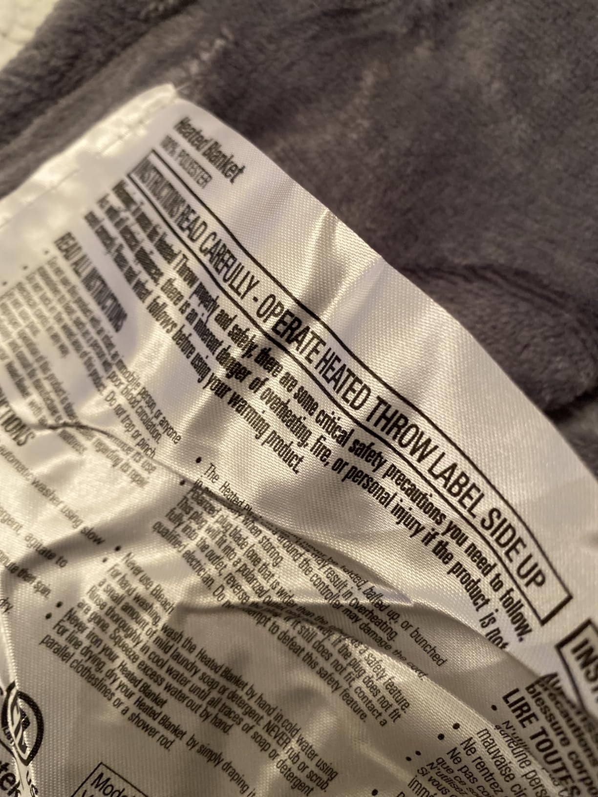 Homemate Heated Electric Blanket Twin 62