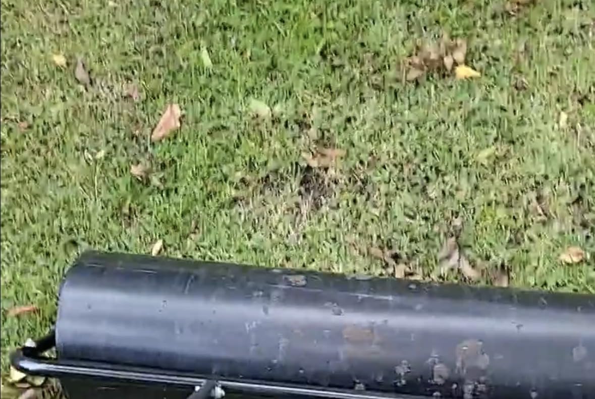 COSTWAY 17 Gallon Lawn Roller Push, Yard Roller Tow Behind a Tractor, Sod Roller for Garden Park Farm Turf (Green) customer photo 2