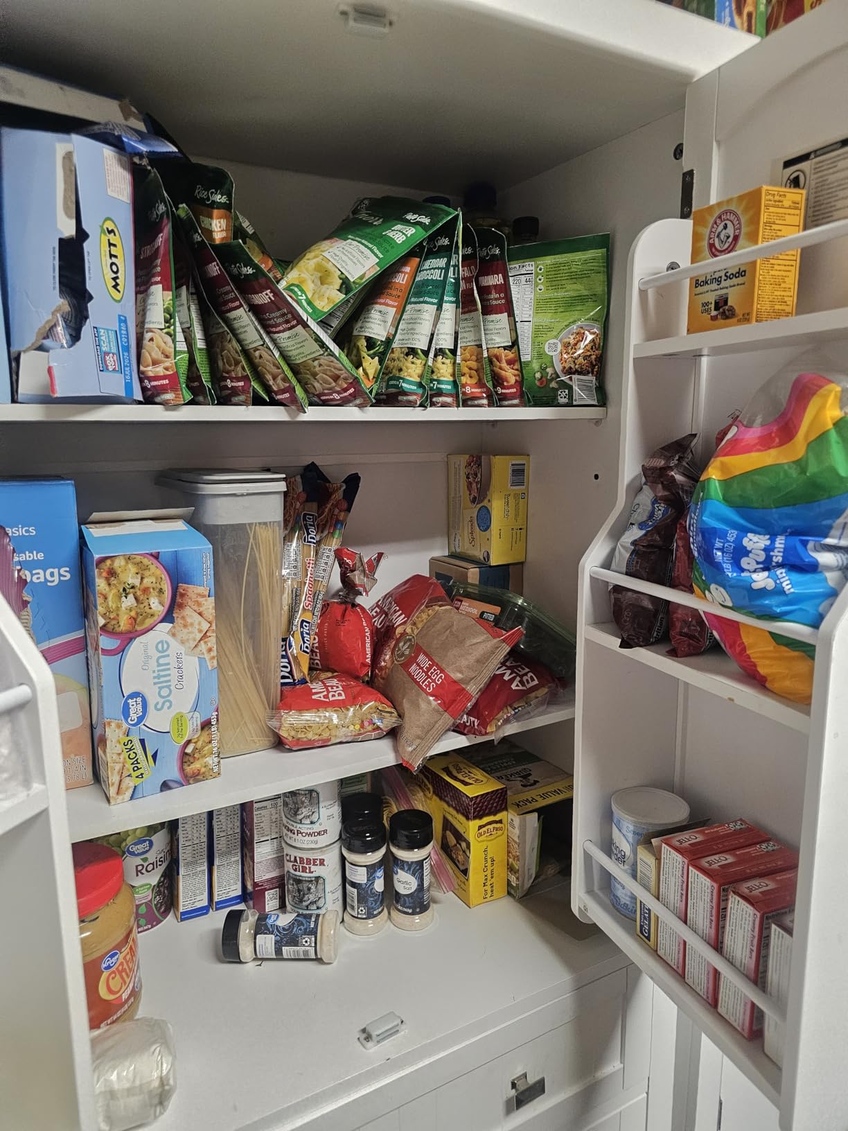 VASAGLE Pantry Cabinet, Tall Storage Cabinet with Drawer, 71.7-Inch | Freestanding cupboard with 2 cabinets, 4 adjustable shelves, 6 door shelves, White, UBBC561P31V2 customer photo 1