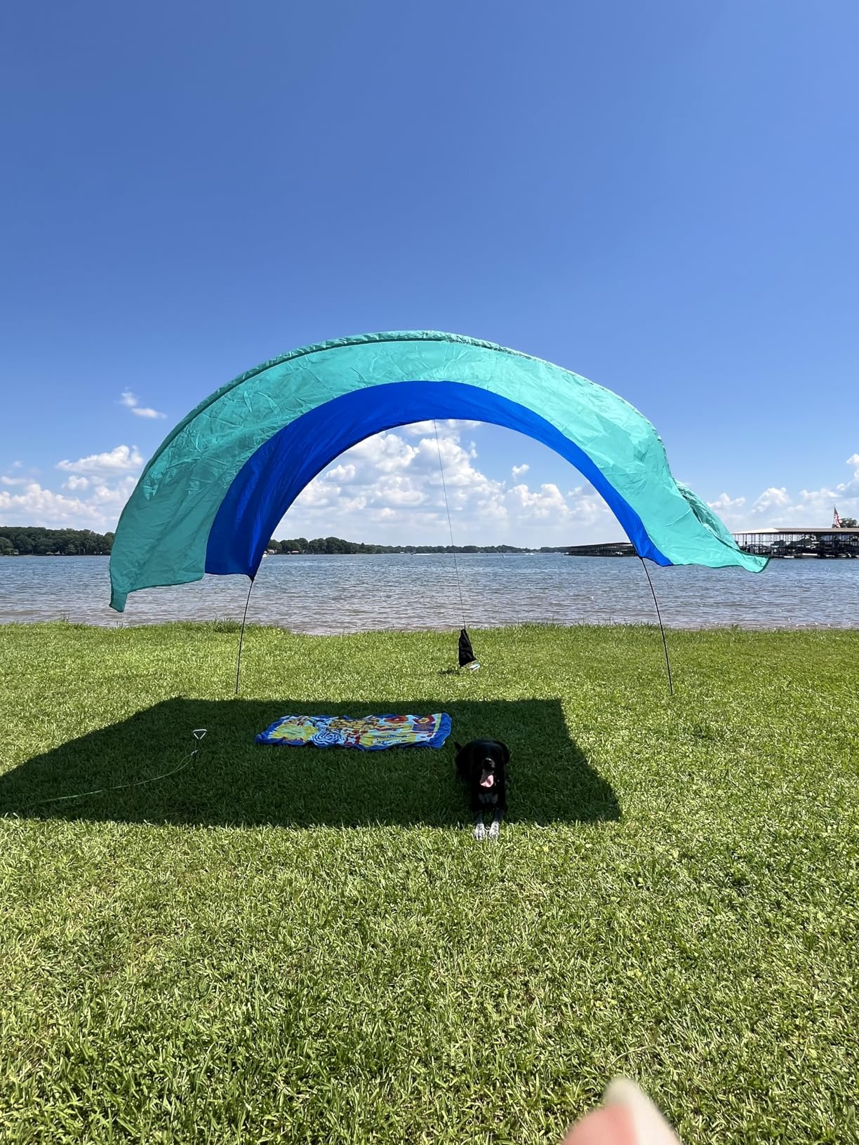 Shibumi Shade (Previous Generation) - World's Best Beach Shade. The Original Wind Powered Beach Shade. Lightweight, Easy to Set up and Great for Groups up to 8 People customer photo 2