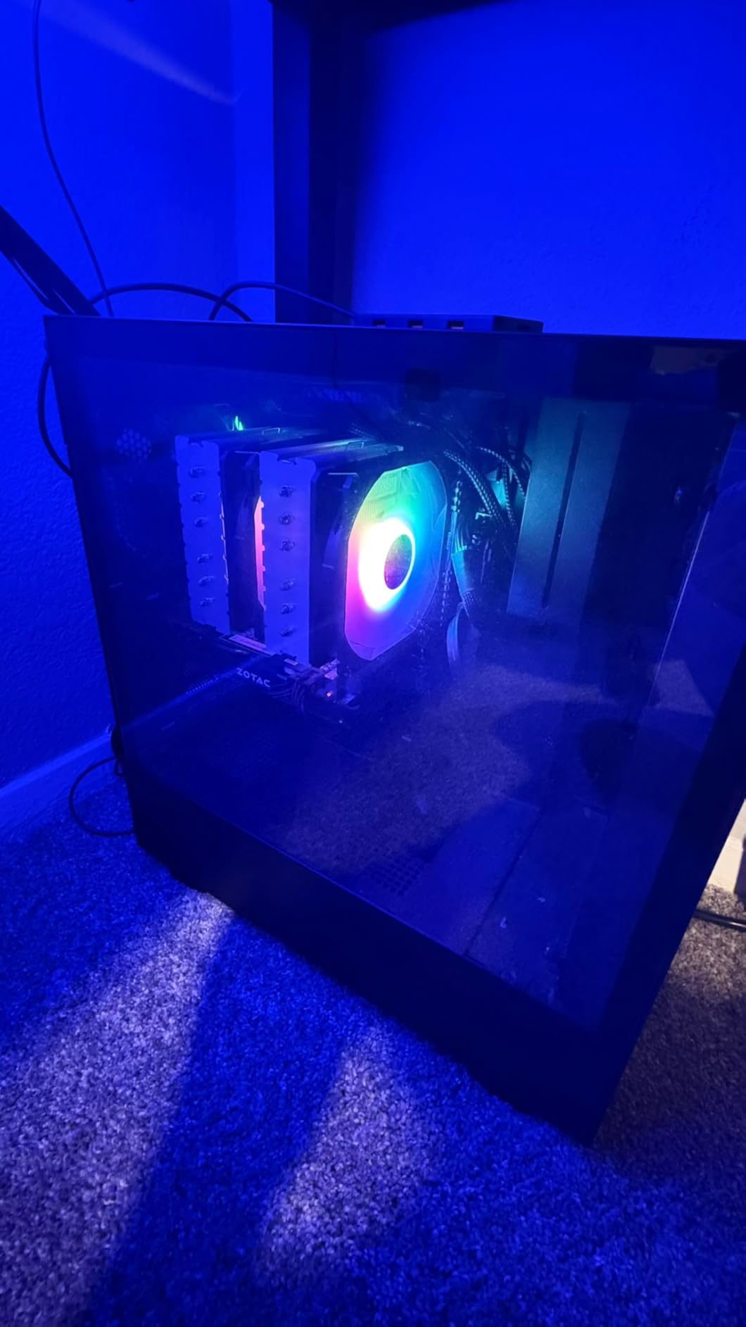 Cooler Master Hyper 620S Dual Tower ARGB CPU Air Cooler, 120mm PWM Fan, 6 Heat Pipes, Silver Nickel-Plated Copper, 154.9mm Tall, AMD Ryzen AM5|AM4, Intel LGA 1851|1700|1200 Brackets customer photo 2