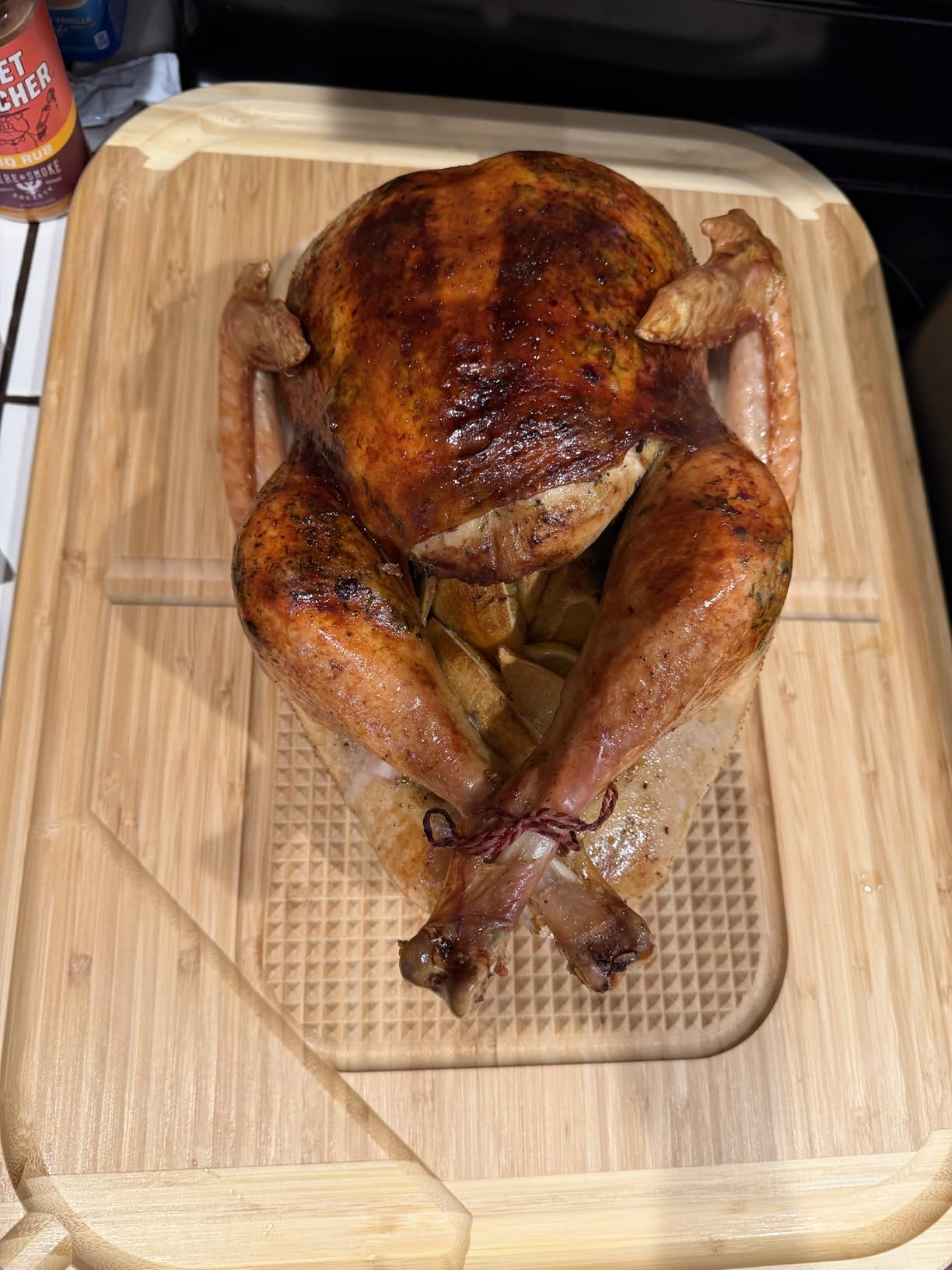 GREENER CHEF 18 Inch Extra Large Organic Turkey Carving Board with Lifetime Replacements - XL Wooden Butcher Block Meat Cutting Board with Pour Spout - Thanksgiving Cooking Essentials customer photo 1