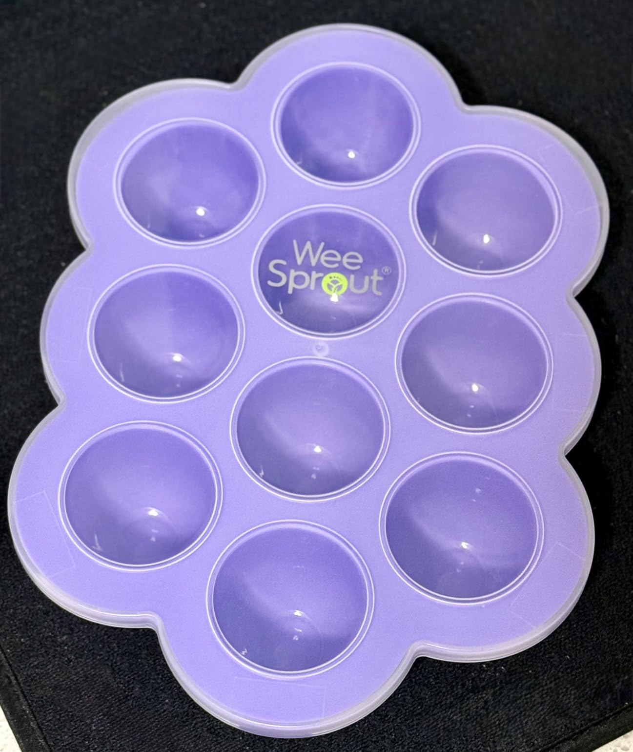 WeeSprout Silicone Baby Food Freezer Tray with Clip-on Lid - Perfect Storage Container for Homemade Baby Food, Vegetable & Fruit Purees, and Breast Milk customer photo 1