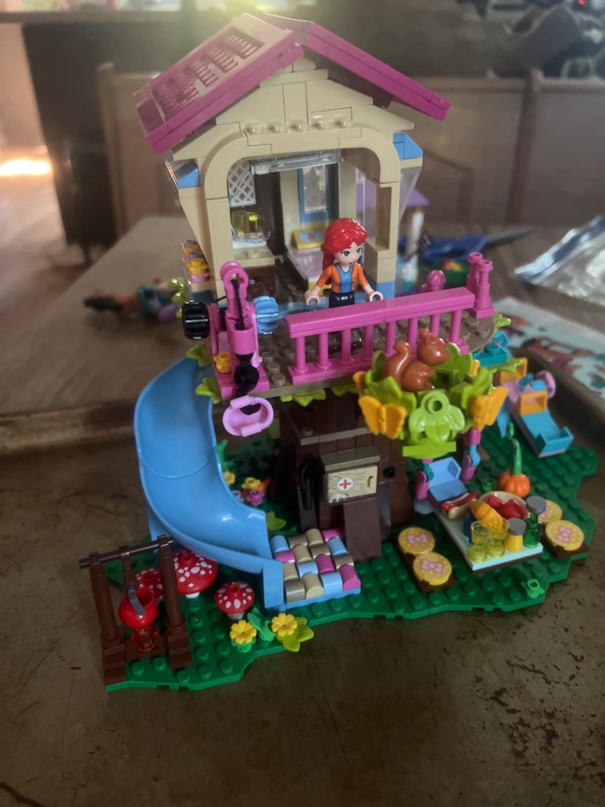 HOGOKIDS Tree House Building Set with LED Light - 622pcs Treehouse Building Blocks Toys, Forest Up House Toys with Slide, Birthday Easter Gifts for Kids Girls Boys Age 8 9 10 11 12+ customer photo 2