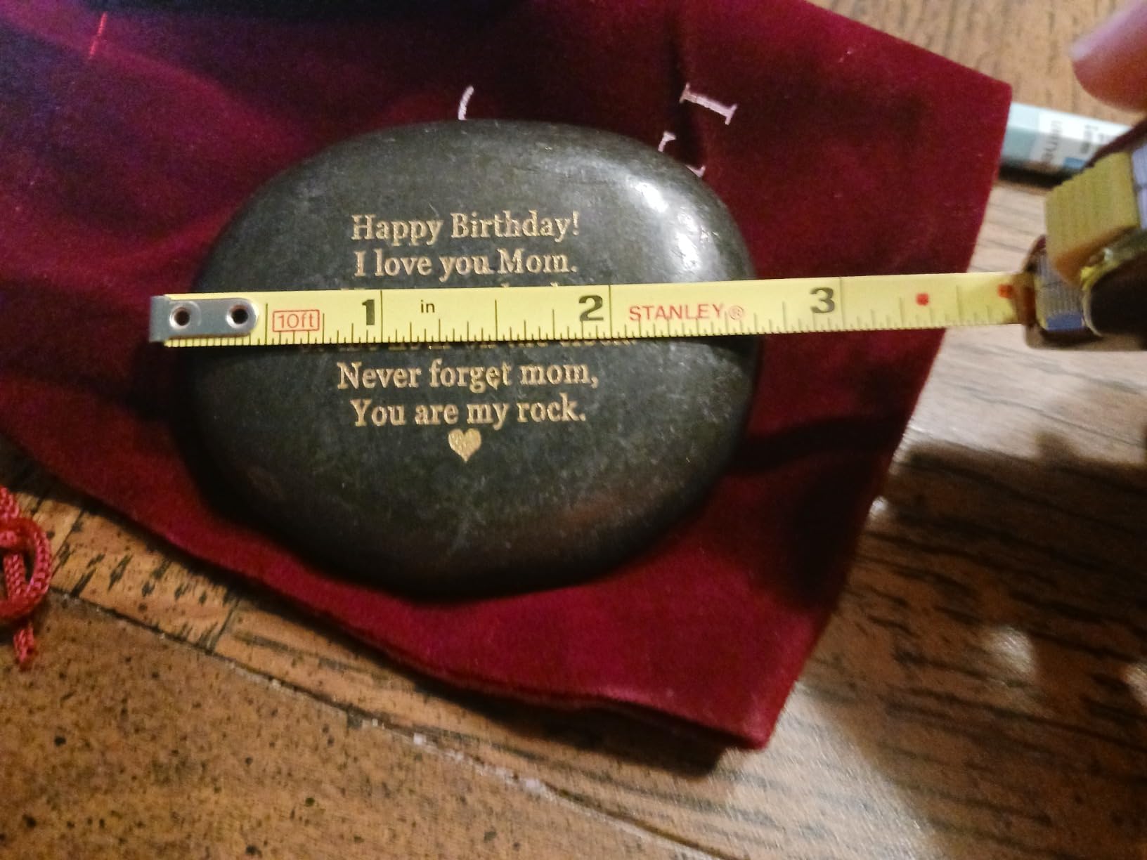 Mom Birthday Gifts - Engraved Birthday Gift for Mom - Cool Mother Birthday Gift Ideas - Emotional Gifts for Women Moms - Birthday Gift from Son, Daughter - Happy Birthday Gift for Mom, Stepmom customer photo 1