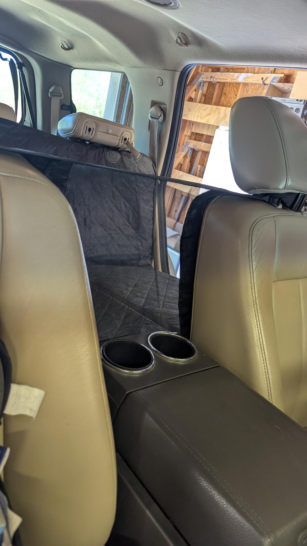 URPOWER Back Seat Extender for Dogs, Large Hard Bottom Dog Car Seat Cover customer photo 2