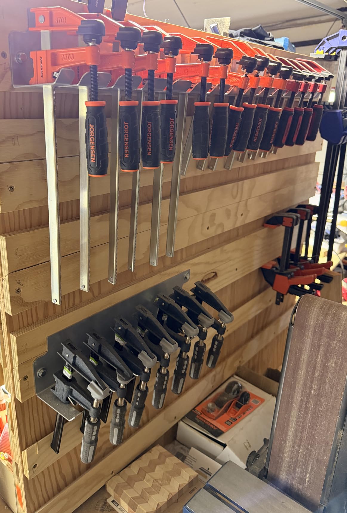Fulton Woodworking Tools Bar/Parallel Clamp Modular Clamp Rack customer photo 1