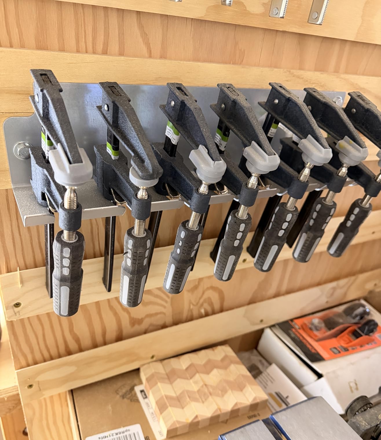 Fulton Woodworking Tools Bar/Parallel Clamp Modular Clamp Rack customer photo 3