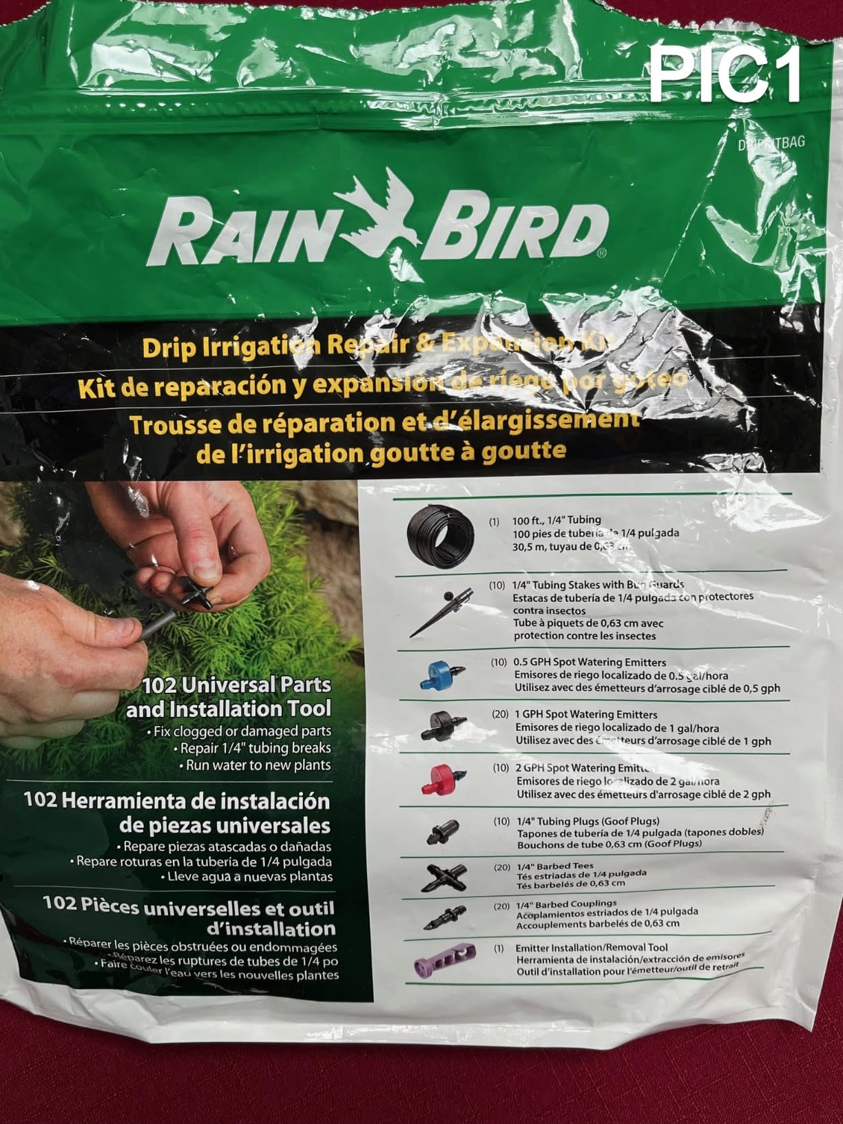 Rain Bird DRIPKITBAG Drip Irrigation Kit customer photo 1