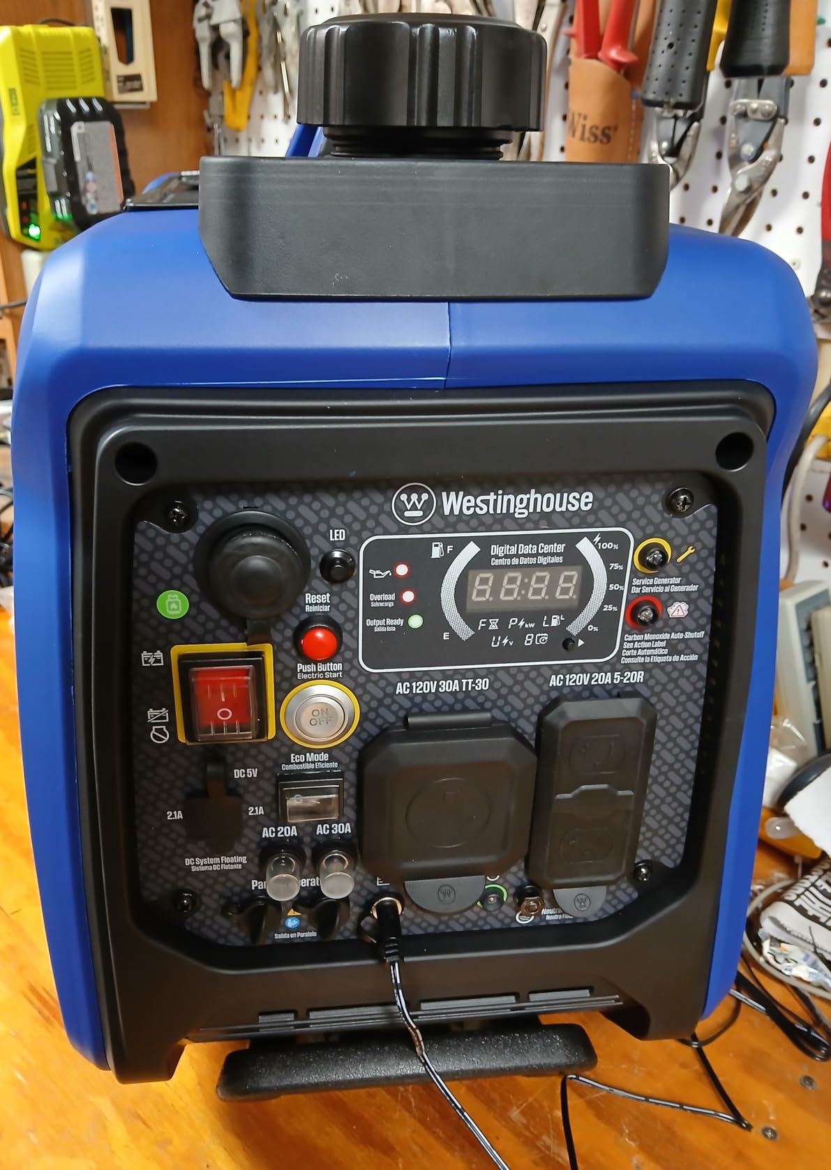 Inverter Generator RV Ready 30A Outlet, Gas Powered Portable Generator for Camping, Home Backup, EPA Compliant customer photo 1