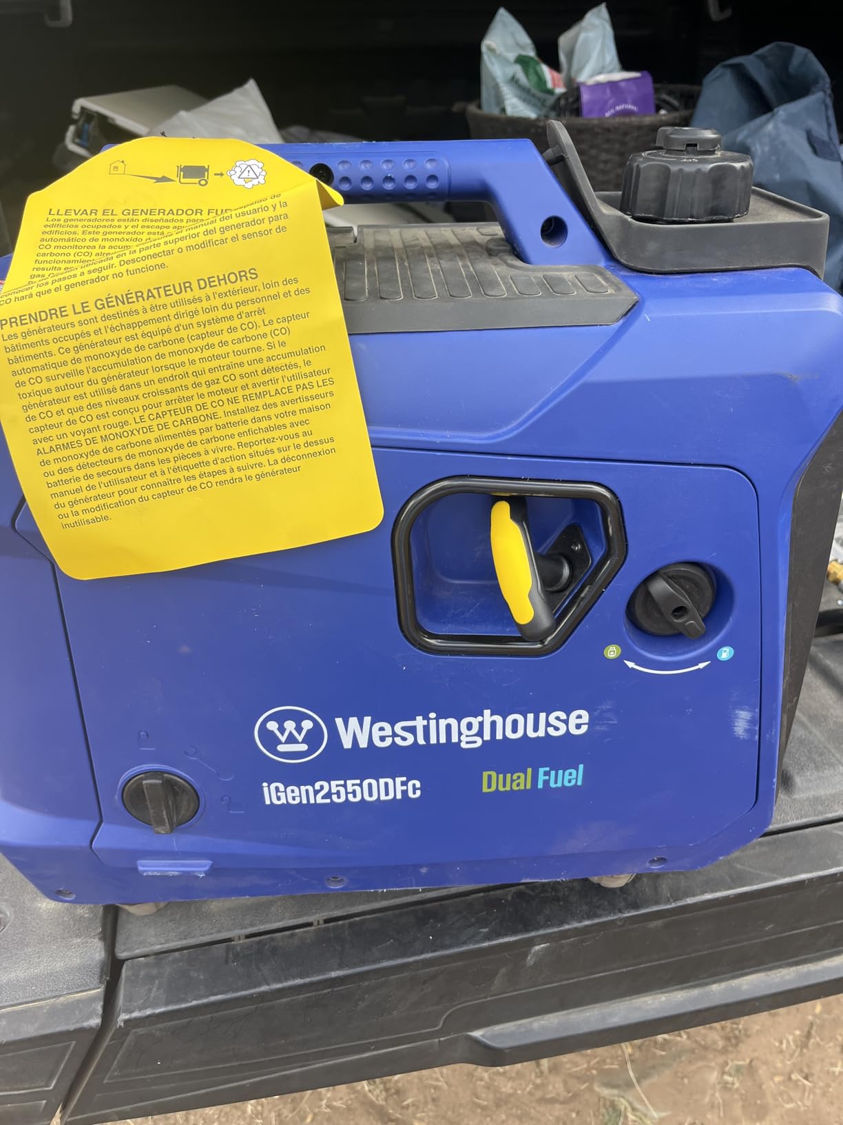 Inverter Generator RV Ready 30A Outlet, Gas Powered Portable Generator for Camping, Home Backup, EPA Compliant customer photo 2