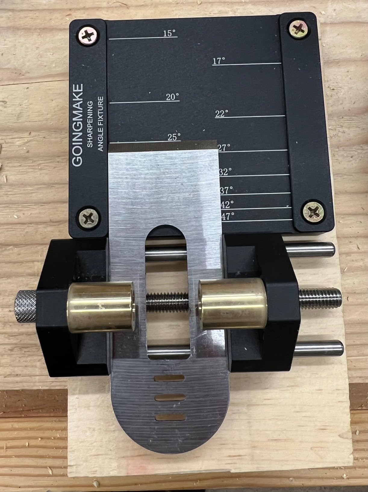 GOINGMAKE Honing Guide System Chisel Sharpening Kit for Woodworking Chisels and Planes 5/32