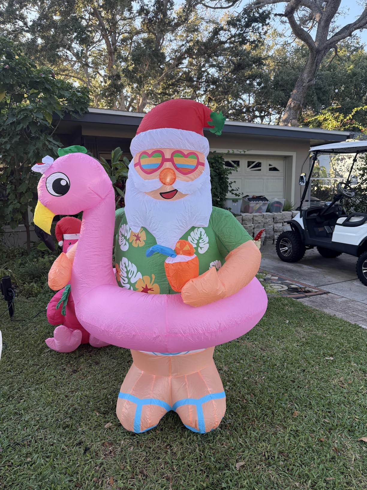 Inflatable Penguin Christmas Yard Decorations 5FT Outdoor Cute Blow up Xmas Decoration with Built-in LED Lights for Indoor Holiday Party Yard Garden Lawn Decor customer photo 2