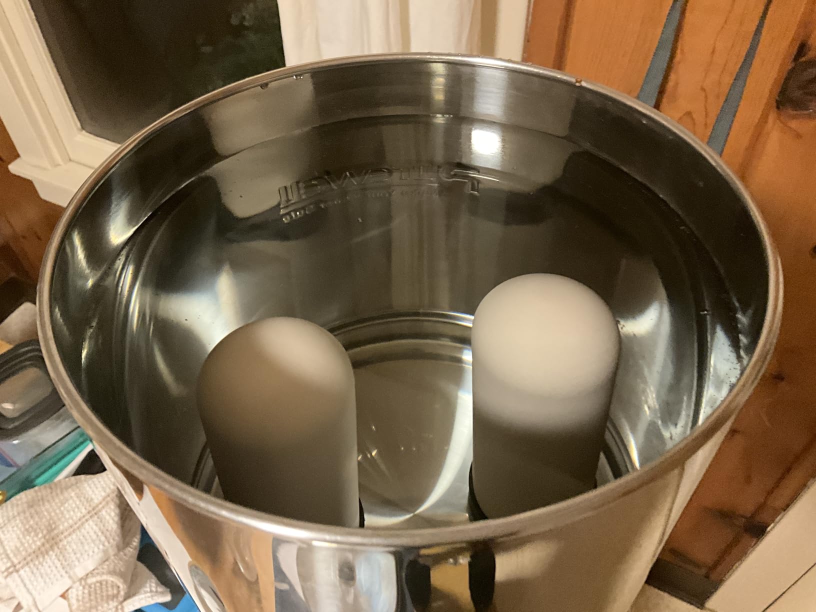 Purewell 2.25G Gravity Water Filter System with Water Level Window, 3-Stage 0.01μm Ultra-Filtration Stainless Steel Countertop System with 2 Filters and Stand, Reduce 99% Chlorine, PW-KS customer photo 2
