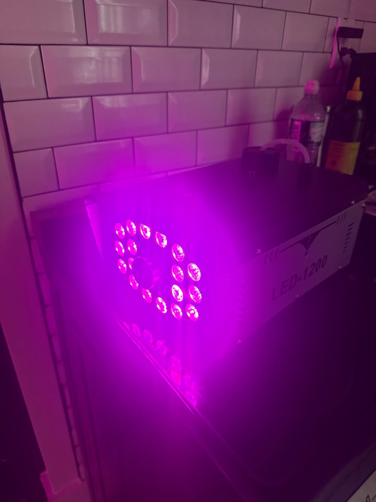 1200W Fog Machine Halloween Outdoor, 18 Lights 6000 CFM Smoke Machine Fog | Indoor Fog Machine with Remote for Wedding Party DJ Disco customer photo 2