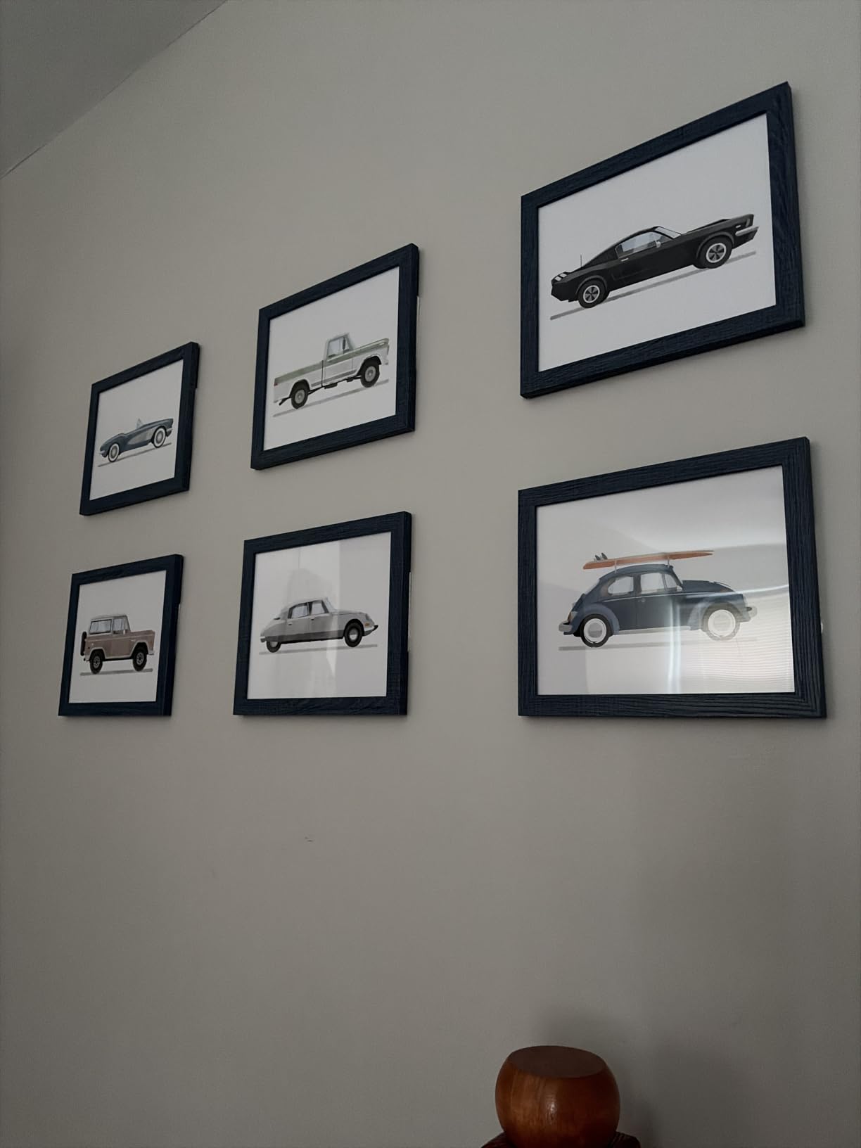 Vittanly 8x10 Picture Frames Set of 9 for Wall or Tabletop Display, Black customer photo 1