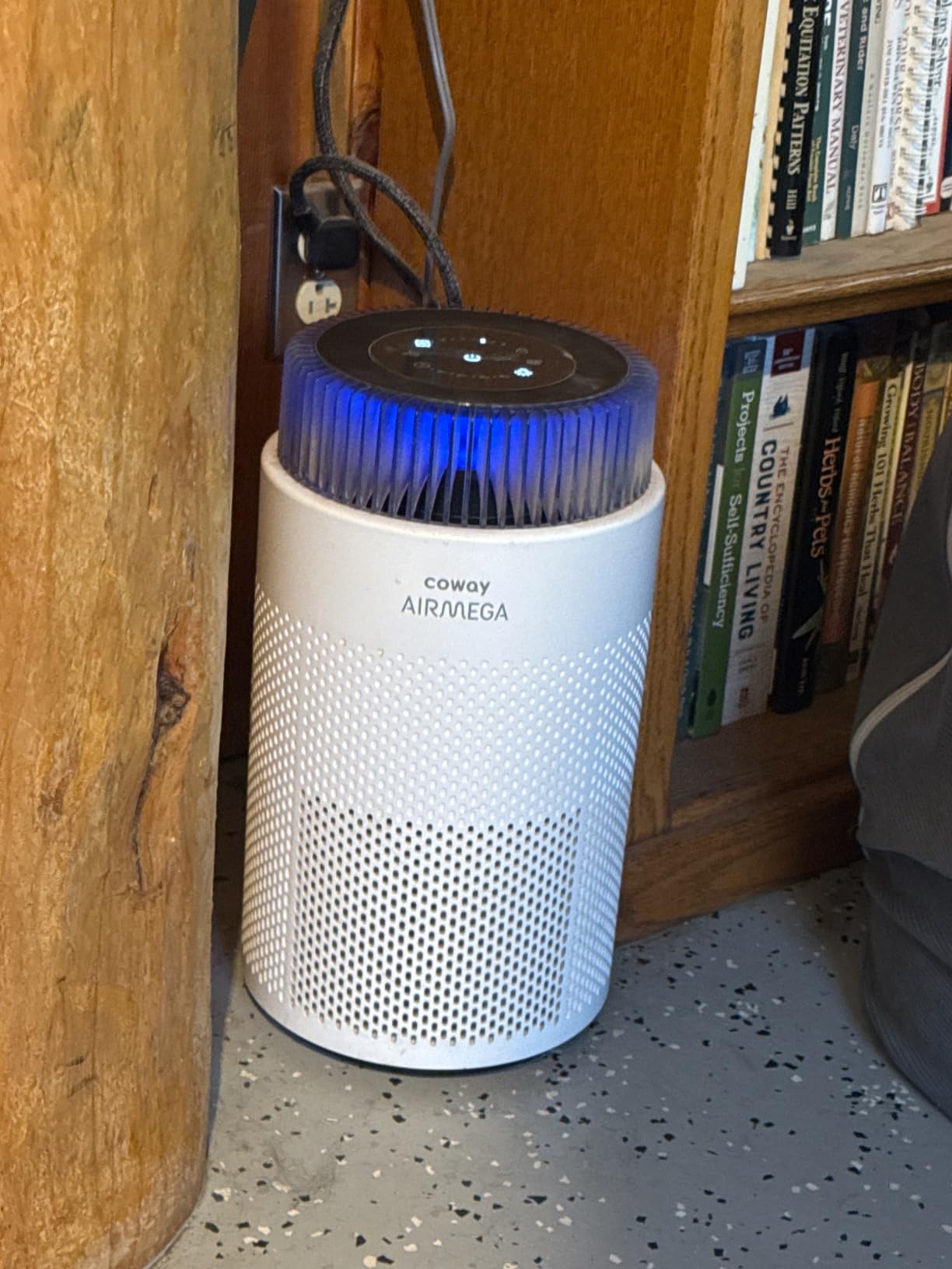 COWAY Air Purifiers for Home up to 810 ft², HEPA and Carbon Filter for Smoke, Allergies, Pet Dander, Odor, AQI Monitor, Auto Mode, Timer, Filter Indicator, Night Light, 2yr Warranty, Airmega 100 White customer photo 2
