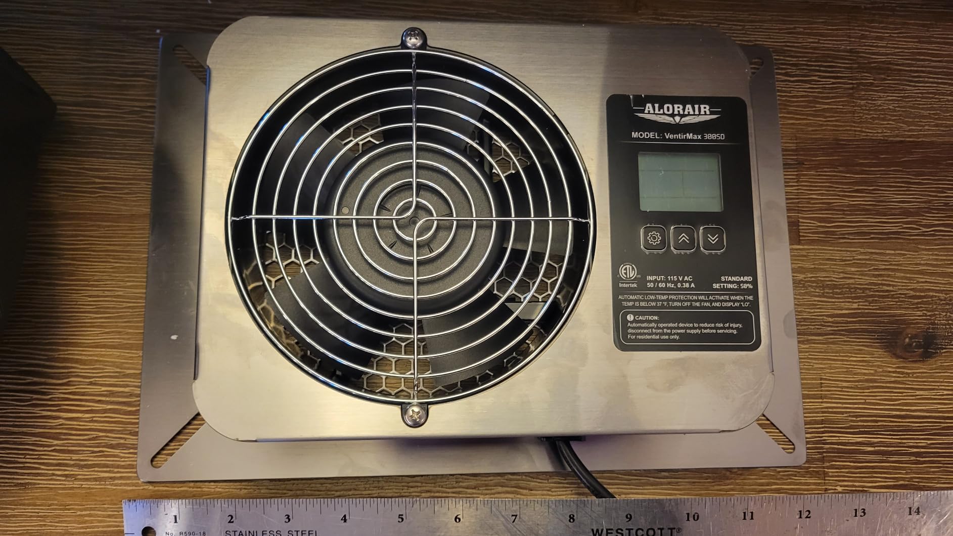 ALORAIR 570 CFM Crawl Space Fan with Humidistat and Digital Display | Stainless Steel Crawlspace Ventilator Fan with Timing Cycle, Freeze Protection, Thermostat, for Basement, Garage, Attic customer photo 2