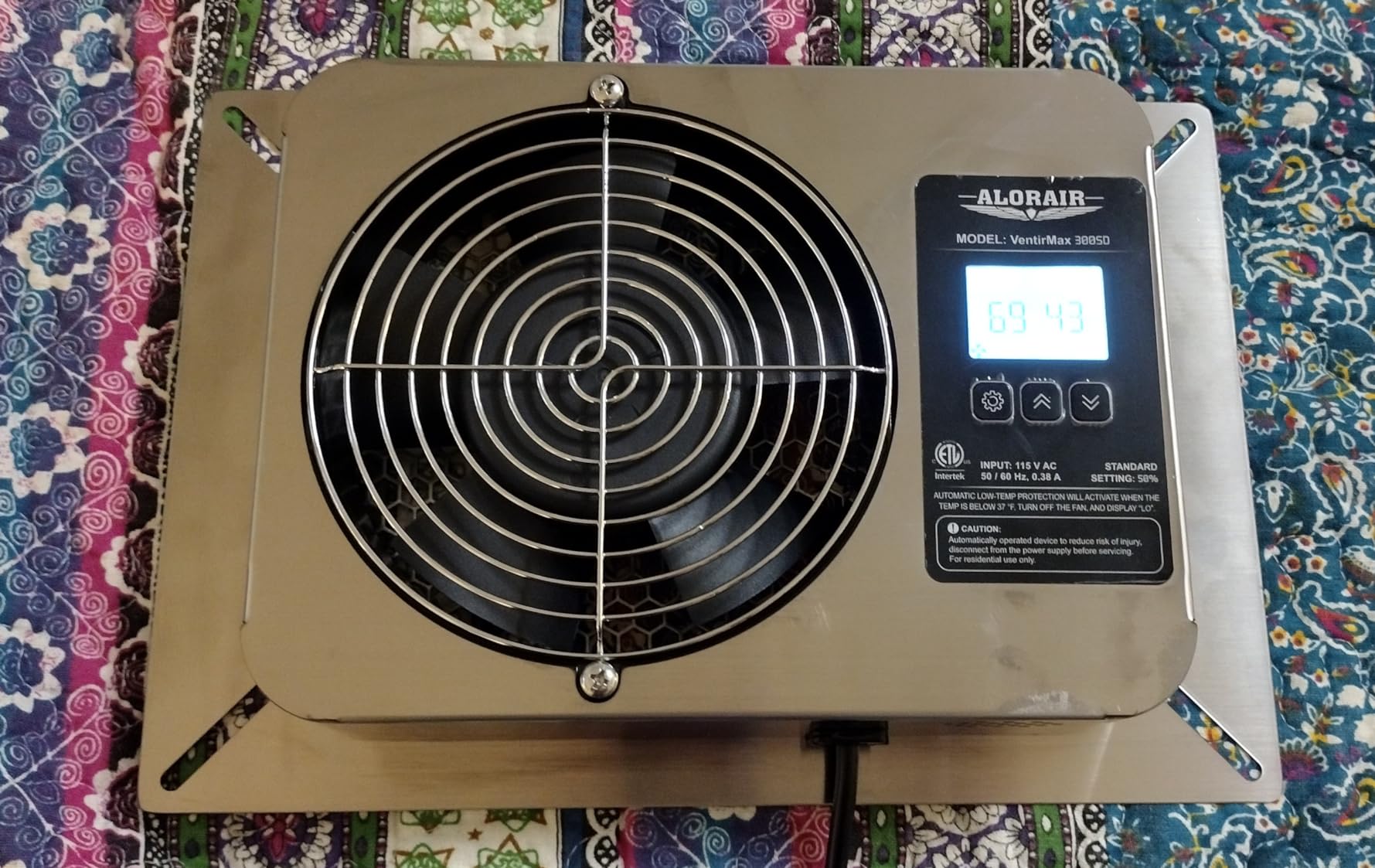 ALORAIR 300 CFM Crawl Space Fan with Humidistat and Digital Display | Stainless Steel Crawlspace Ventilator Fan with Timing Cycle, Freeze Protection, Thermostat, for Basement, Garage, Attic customer photo 1