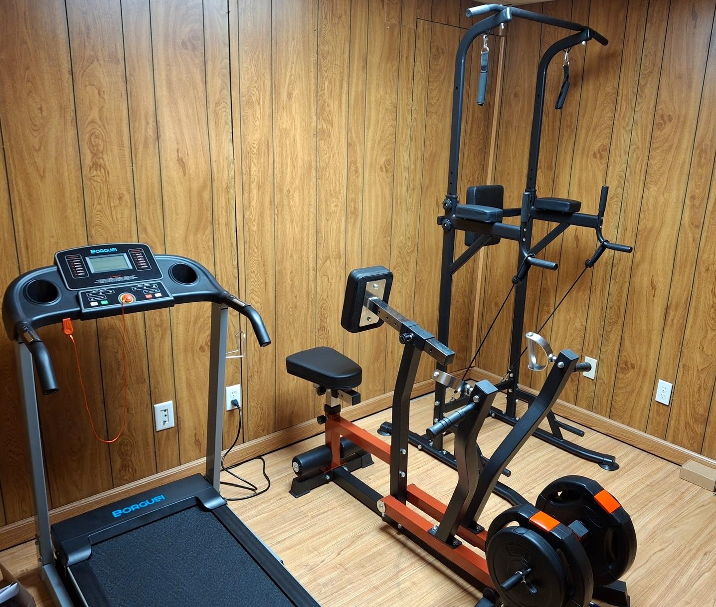 Seated Row Machine, Back Machine Gym Equipment Plate Loaded, Adjustable LAT Machine with Independent Arms & Multi Grip Positions, 400LBS Capacity customer photo 1