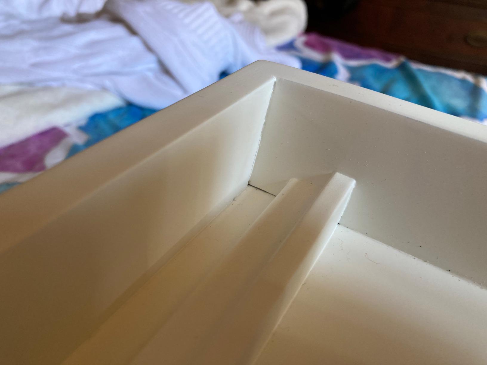ROSSIE HOME Large Wood Bed Tray - Java Bamboo, Fits 15.6