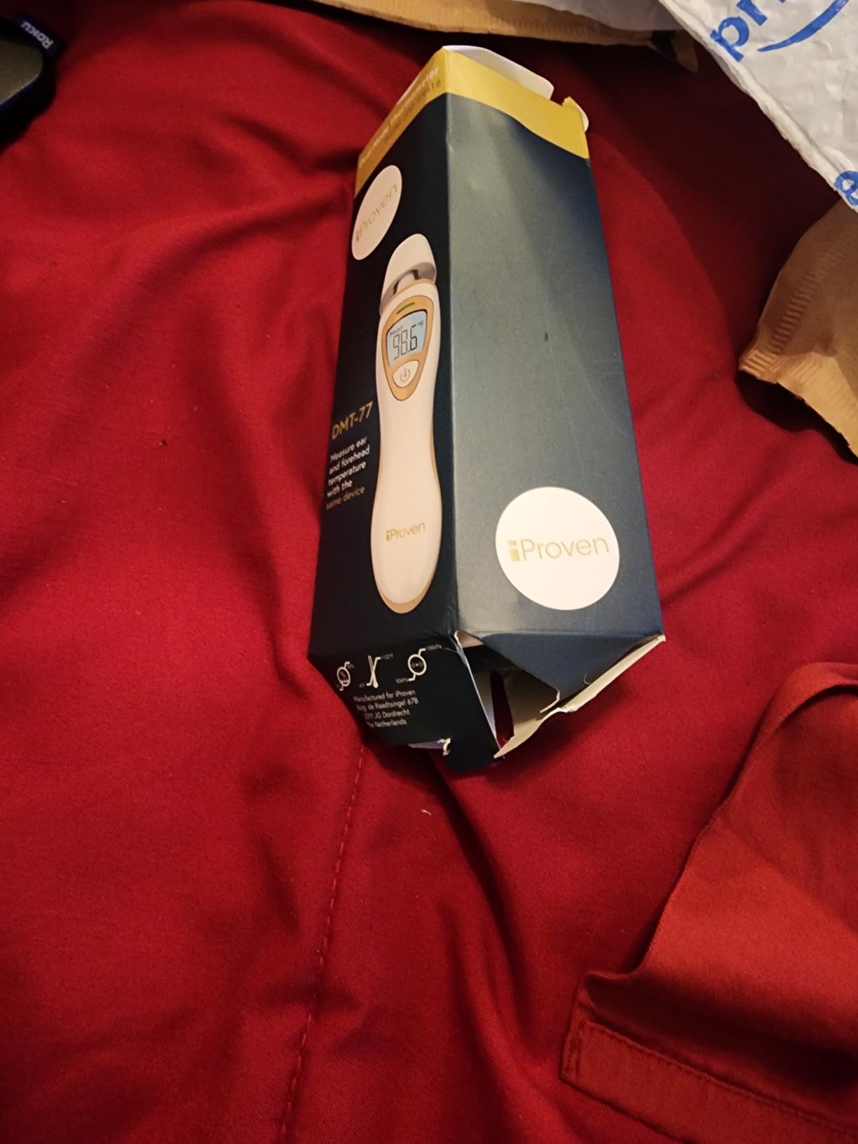iProven Ear Thermometer with Non-Touch Forehead Function, Superior Accuracy | For Adults, Kids & Babies, Pro Series Premium Digital Thermometer customer photo 2
