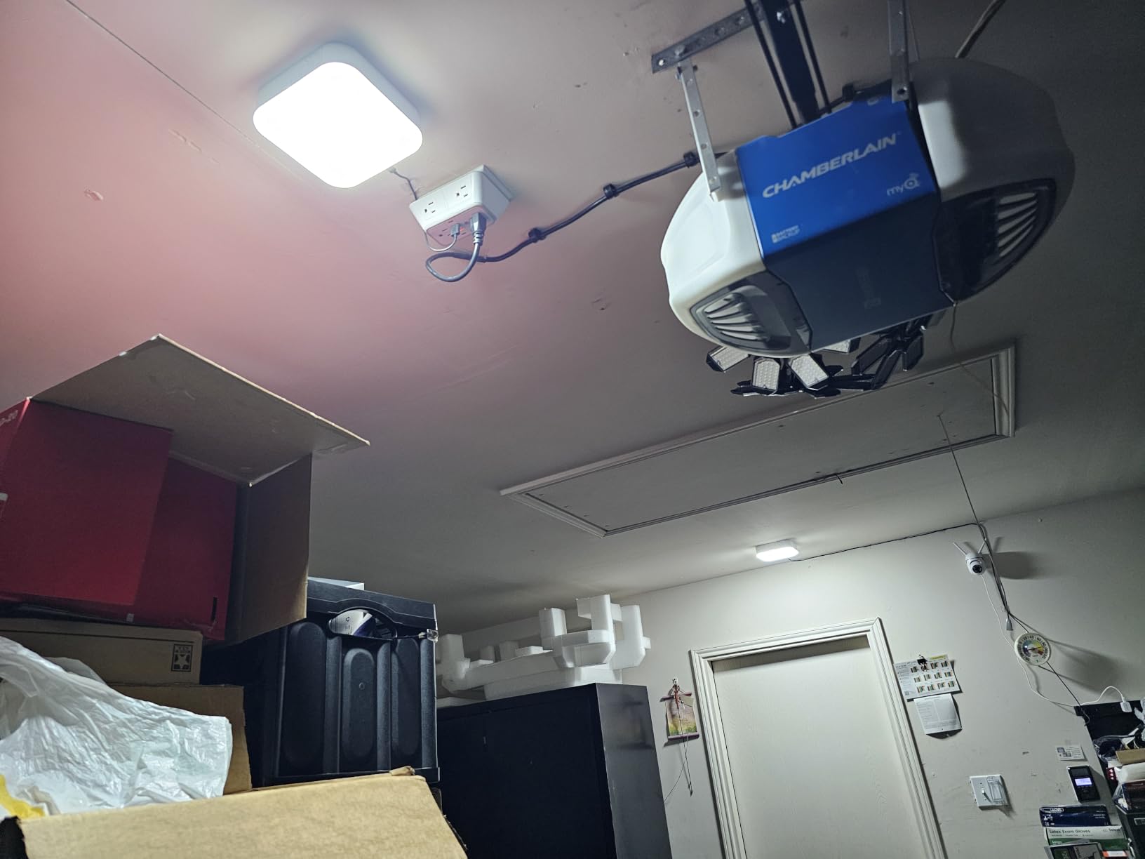 Rechargeable Motion Sensor Closet Light, 500LM Wireless Ceiling Light White | 5000K Cool White, Battery Operated, Motion Sensored Activated, Indoor Use for Hallway, Stairs, Pantry, Bathroom, Garage customer photo 1