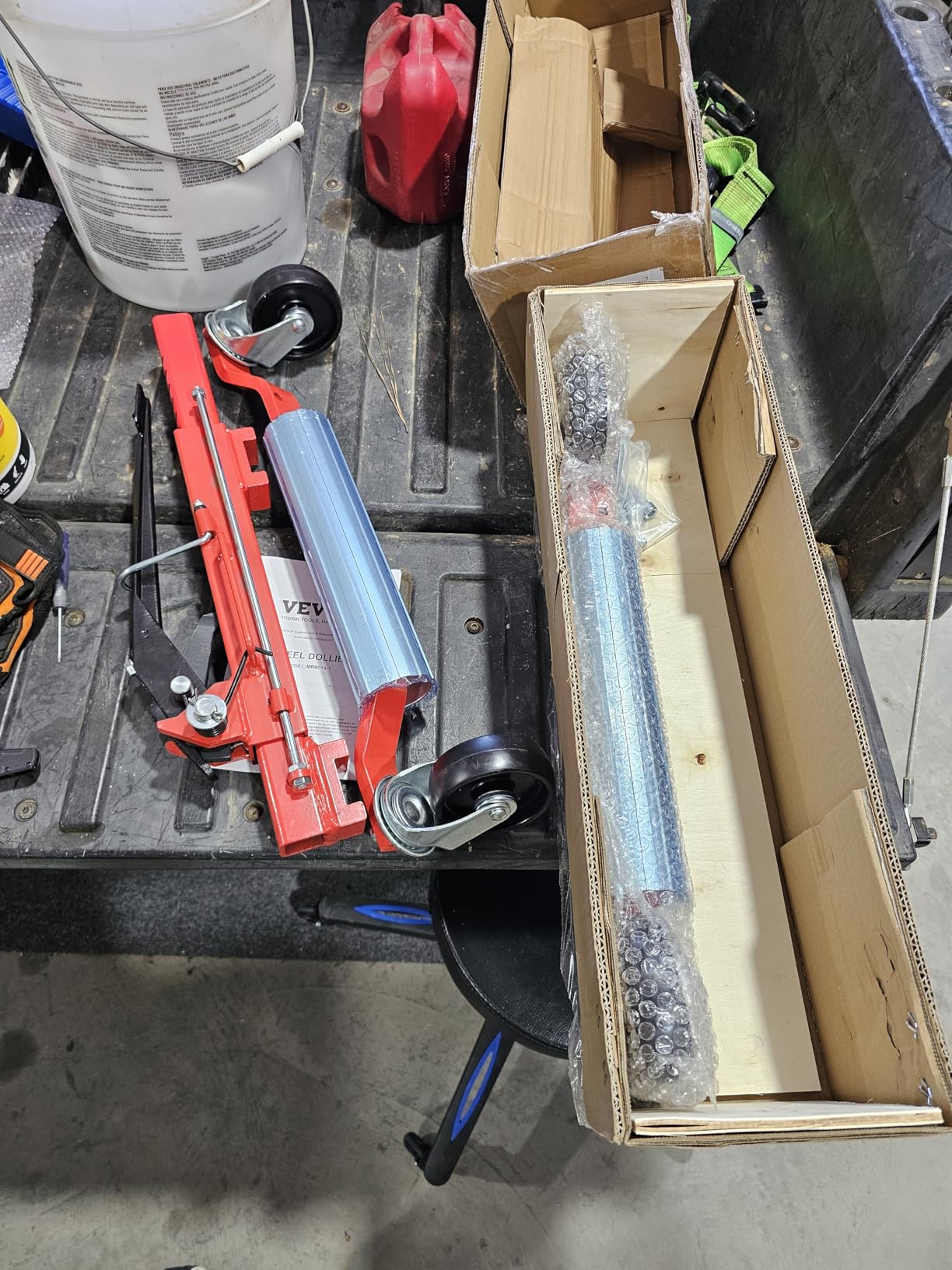 VEVOR Wheel Dolly, Max Capacity 1500 Lbs Car Dolly, Car Jack Dolly Lifter with Wheels, Heavy Duty Vehicle Positioning Ratchet Tire Jack customer photo 1