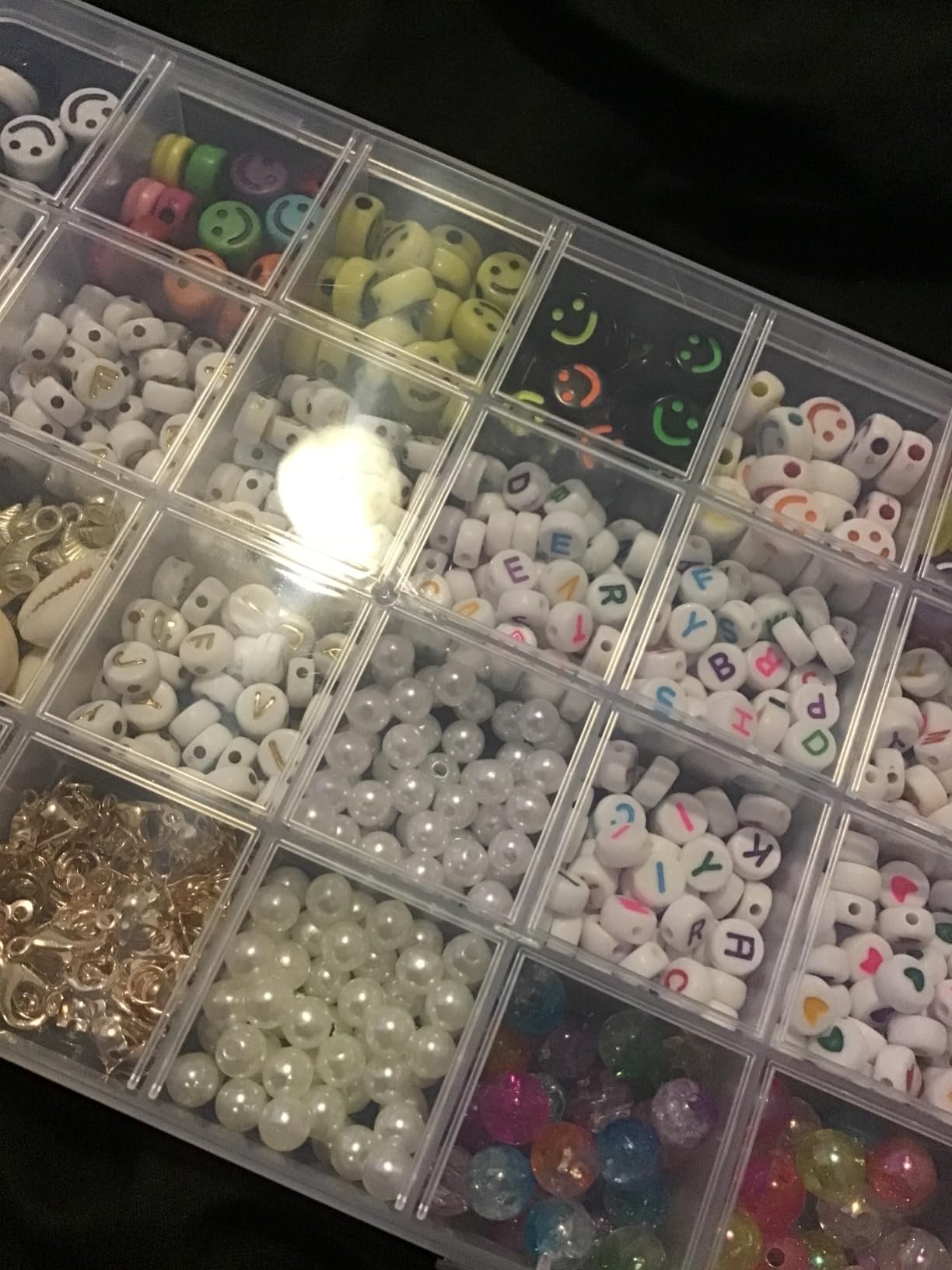 Premium 6-Box Clay Beads Bracelet Making Kit - 12,000 Polymer & Heishi Beads in 96 Colors,Jewelry Kit with Over 1,300 Letter Beads & Exclusive Mermaid Charms - Gift for DIY Enthusiasts customer photo 1