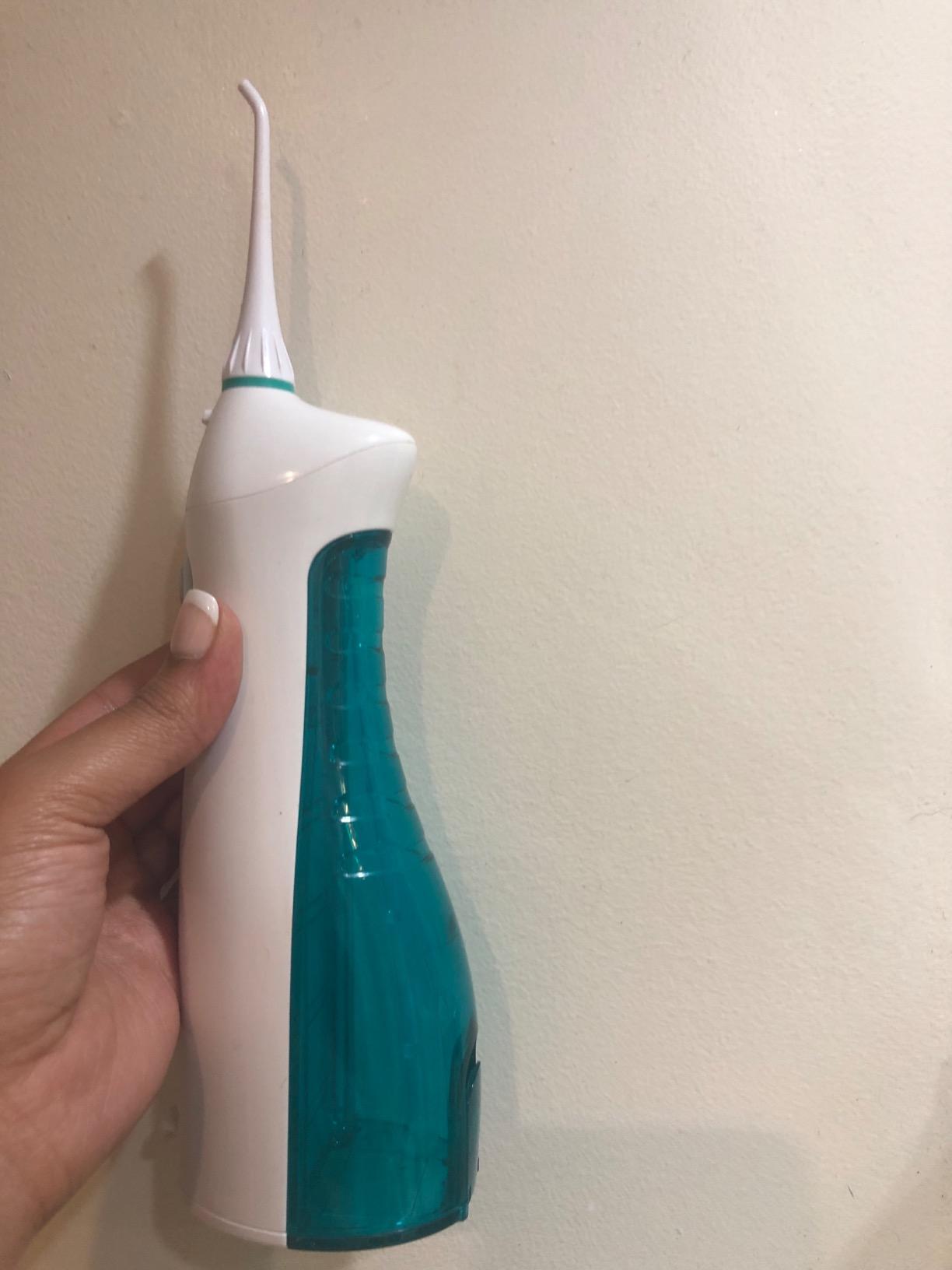 AquaSonic Home Dental Center Rechargeable Power Toothbrush & Smart Water Flosser - Complete Family Oral Care System - 10 Attachments and Tips Included - Various Modes & Timers (Black) customer photo 1